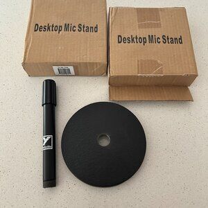 Yorkville MS-105B Lot of 2‎ Microphone Stand New & Open Box Pro Audio Mic Stand